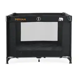 Decathlon Deryan Kinderbox – Inklapbare Box – 100x100 cm – Zwart aanbieding
