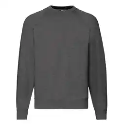 Decathlon Uniseks Klassiek Raglan Sweatshirt voor volwassenen (Donkere Heide Grijs) aanbieding