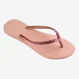 Decathlon Flip-flops Havaianas Model Slim Glitter Ii Kleur Roze aanbieding