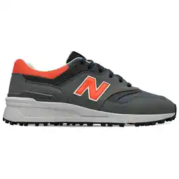 Decathlon New Balance G 997 SL 2024, golfschoenen heren, grijs/oranje aanbieding