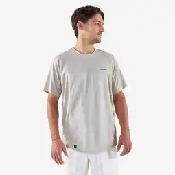 Decathlon Tennis-T-shirt voor heren DRY beige Gaël Monfils aanbieding
