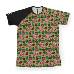 Decathlon COFFEE TIME hardloopshirt VOLWASSENEN - elastisch Maten Man aanbieding