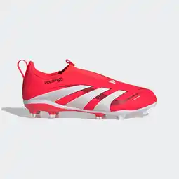 Decathlon Kinderschoenen Predator League Laceless FG/MG rood aanbieding