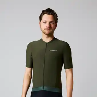 Decathlon Intermediate Wielershirt Fietsshirt heren korte mouw Wielrenshirt Fietskleding aanbieding