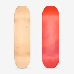 Decathlon Skateboard deck in Canadese esdoorn met FSC-label DK120 maat 8.5 rood aanbieding