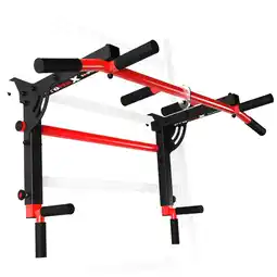 Decathlon Trekstang + dip station voor wandrekken 2in1 aanbieding