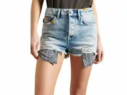 Decathlon Superdry geborduurde wandelbroek voor dames aanbieding