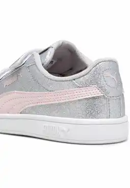 Decathlon Smash 3.0 Glitz Glam sneakers voor kinderen PUMA Glacial Gray Frosty Pink aanbieding
