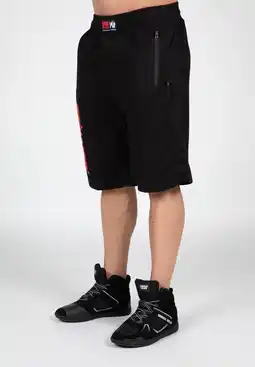 Decathlon Augustine Old School Shorts - Zwart/Rood aanbieding