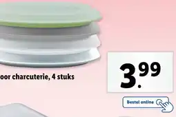Lidl Bewaardozen voor charcuterie, 4 stuks aanbieding