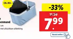Lidl Opvouwbare boodschappenmand aanbieding