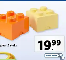 Lidl Stapelbare opbergdoos, 2 stuks aanbieding
