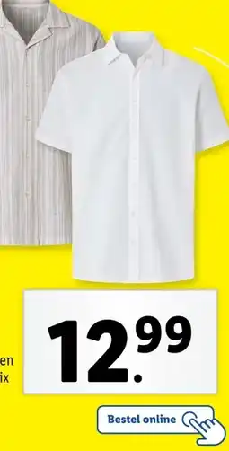 Lidl Linnen hemd aanbieding