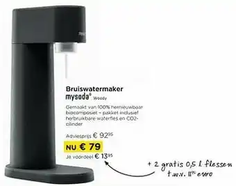 Bruiswatermaker mysoda woody