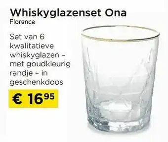 Whiskyglazenset ona florence