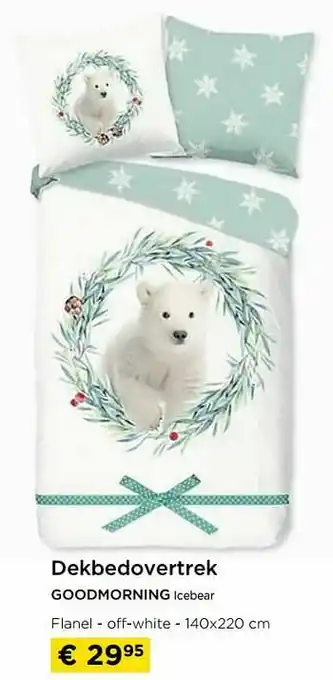 Molecule Dekbedovertrek goodmorning icebear aanbieding