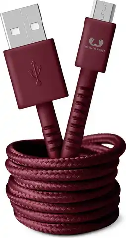 Krëfel Micro USB naar USB A-kabel - 1,5 m - Ruby Red - 2UMC150RR aanbieding