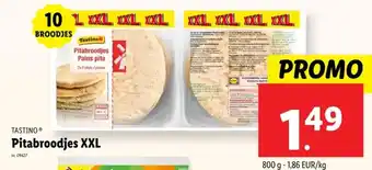 Lidl Pitabroodjes XXL aanbieding