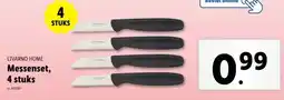 Lidl Messenset, 4 stuks aanbieding