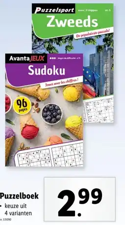 Lidl Puzzelboek ⚫ keuze uit aanbieding