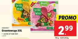 Lidl Groentewraps XXL aanbieding