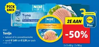 Lidl Tonijn aanbieding