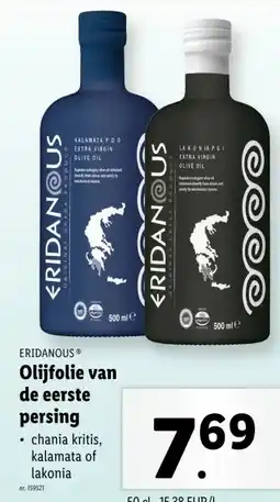 Lidl Olijfolie van de eerste persing aanbieding