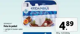Lidl Feta in pekel aanbieding