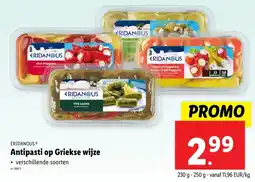 Lidl Antipasti op Griekse wijze aanbieding