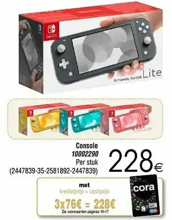 Cora Console 10002290 aanbieding