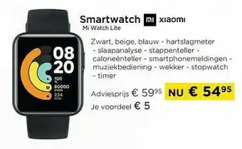 Smartwatch xiaomi mi watch lite