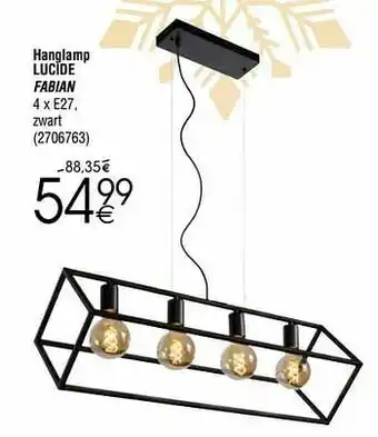 Cora Hanglamp lucide fabian aanbieding