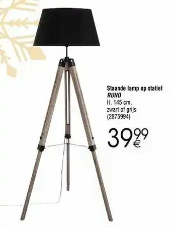 Cora Staande lamp op statief runo aanbieding