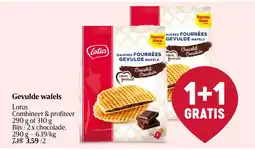 Delhaize Gevulde wafels aanbieding