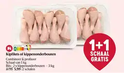 Delhaize Kipfilets of kippenonderbouten aanbieding