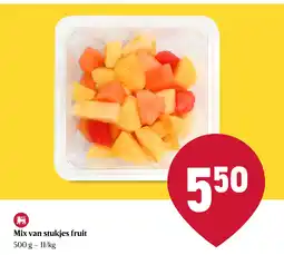 Delhaize Mix van stukjes fruit aanbieding