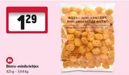 Delhaize Bistro-minikrieltjes aanbieding