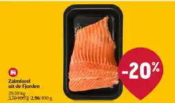 Delhaize Zalmforel uit de Fjorden aanbieding