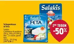 Delhaize Schapenkaas of feta aanbieding