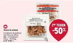 Delhaize Noten in schaal aanbieding