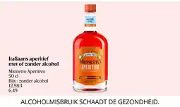 Delhaize Italiaans aperitief met of zonder alcohol aanbieding