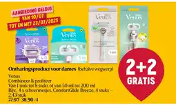 Delhaize Ontharingsproduct voor dames aanbieding