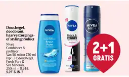 Delhaize Douchegel, deodorant, haarverzorgingsof stylingproduct aanbieding