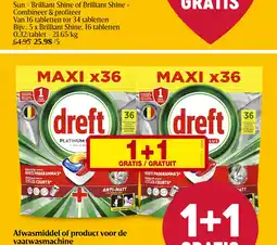 Delhaize Afwasmiddel of product voor de vaatwasmachine aanbieding