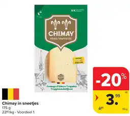 Carrefour Chimay in Sneetjes aanbieding