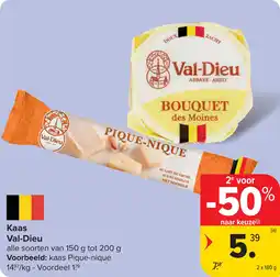 Carrefour Kaas Val-Dieu aanbieding
