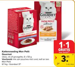 Carrefour Kattenvoeding Mon Petit Gourmet aanbieding