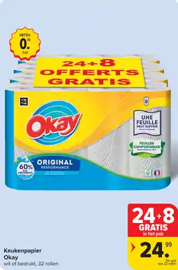 Carrefour Keukenpapier Okay aanbieding