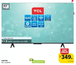 Carrefour TCL QLED TV 43P71K aanbieding