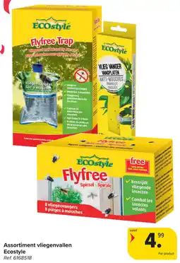 Carrefour Assortiment vliegenvallen Ecostyle aanbieding
